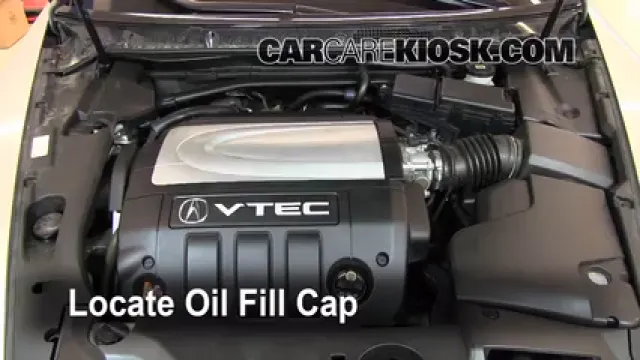2008 Acura RL 3.5L V6 Huile Ajouter de l'huile